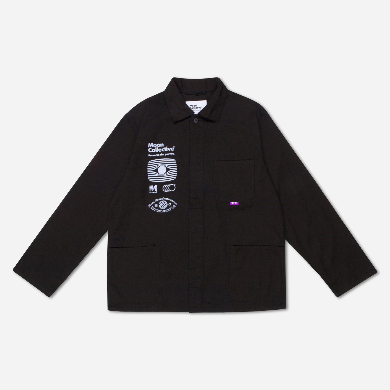 Black Chore Jacket 2B - S
