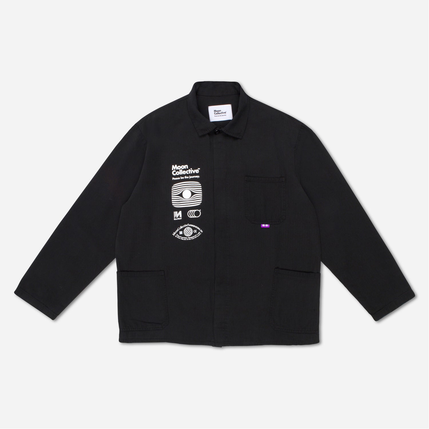 Black Chore Jacket 4B - M