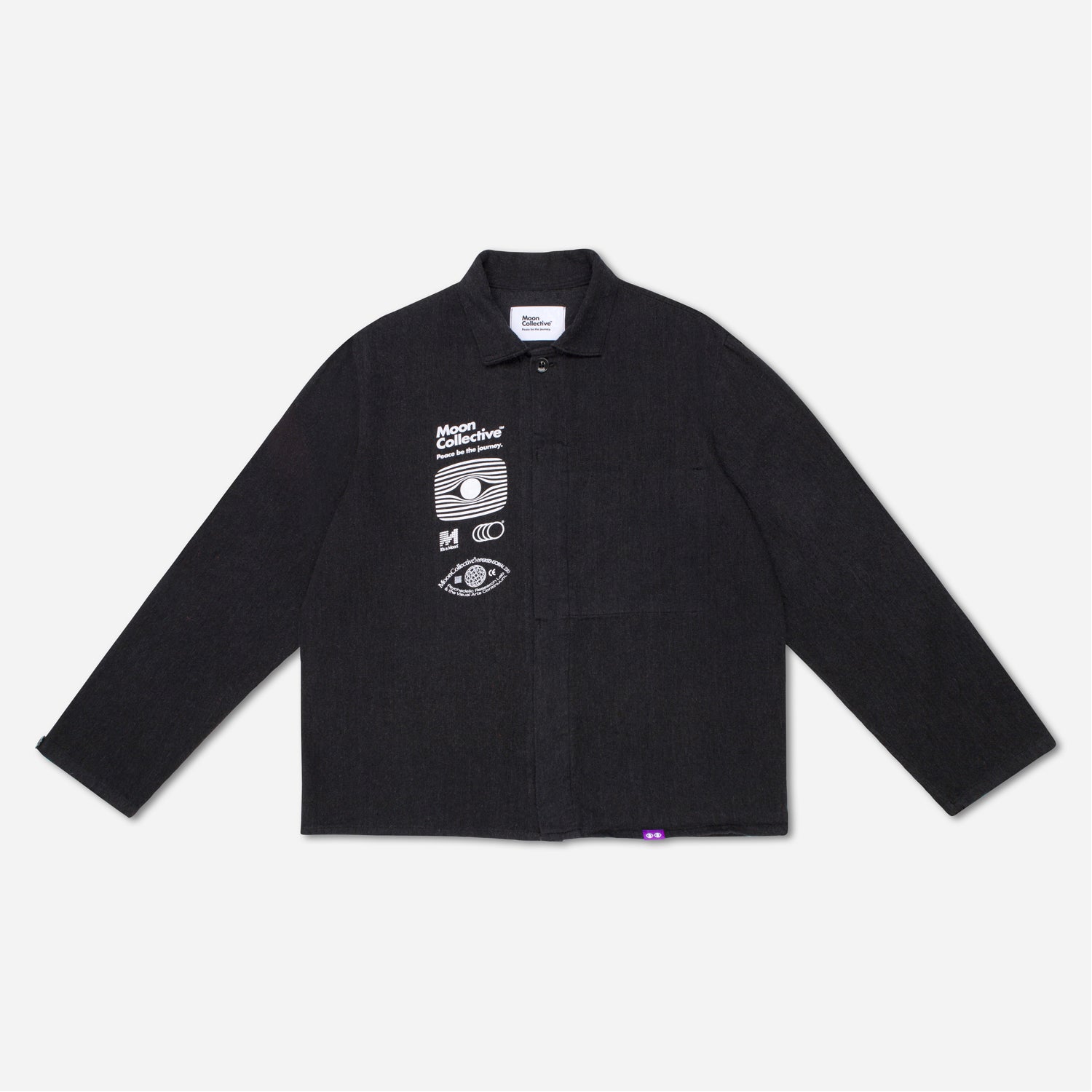 Black Chore Jacket 10B - S
