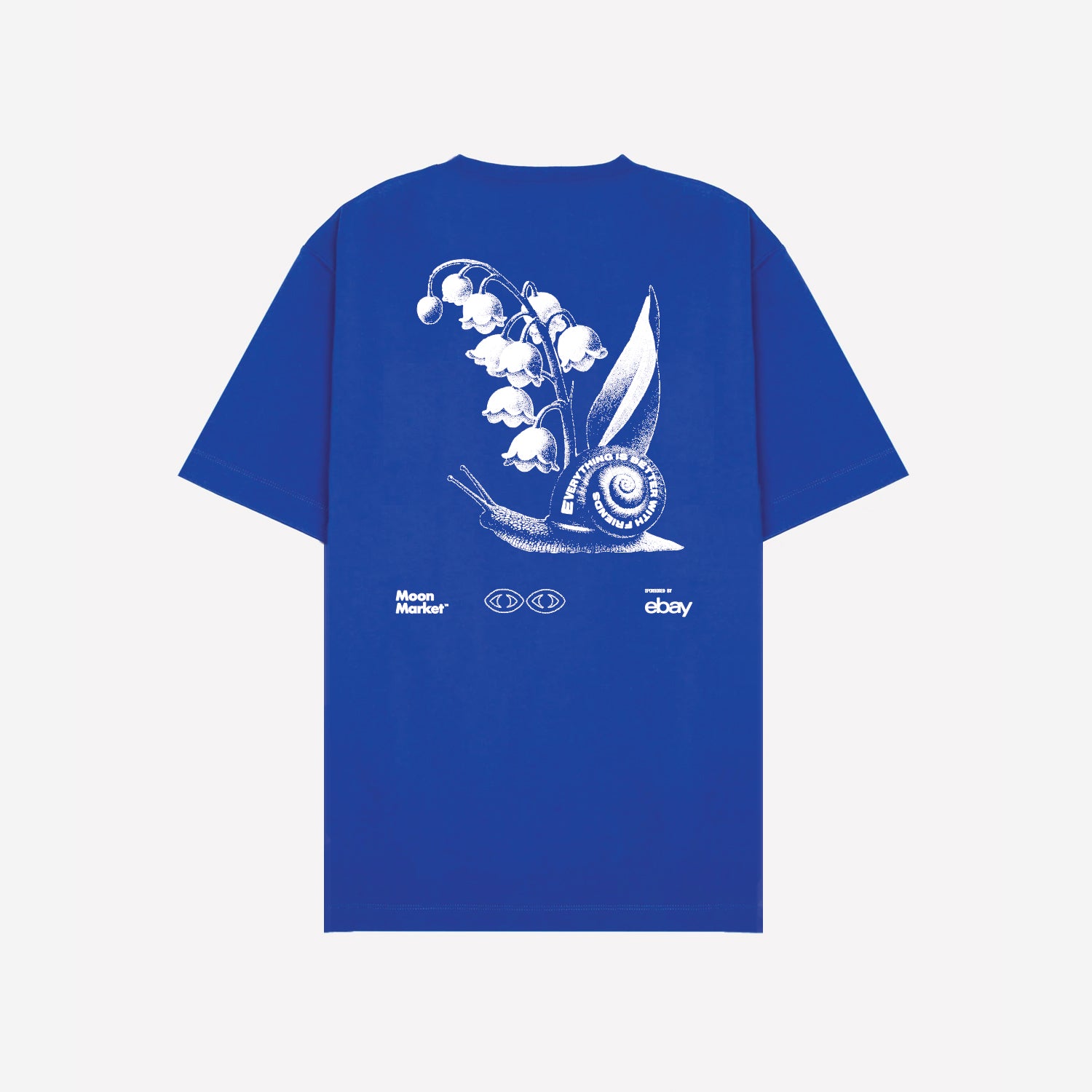 Moon x eBay Snail Blue Tee – Moon Collective