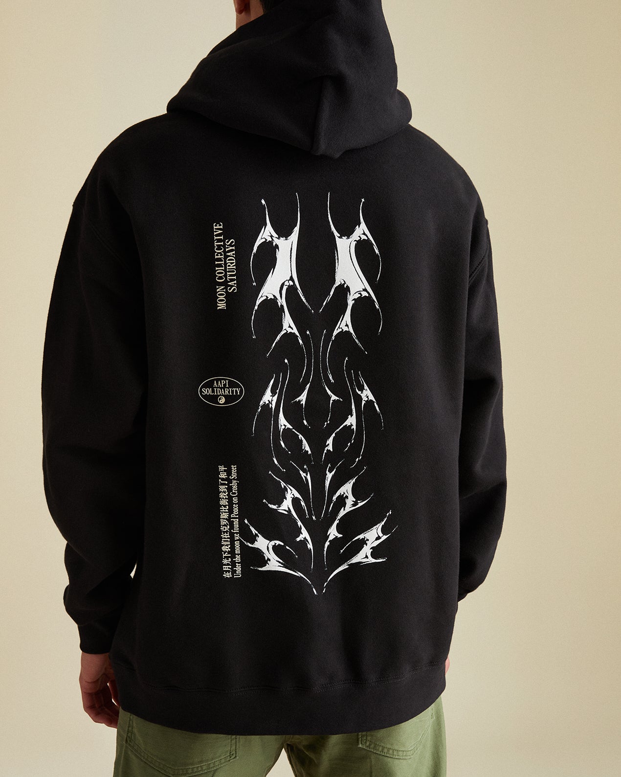 Ancestral Flow Hoodie - Black – Moon Collective