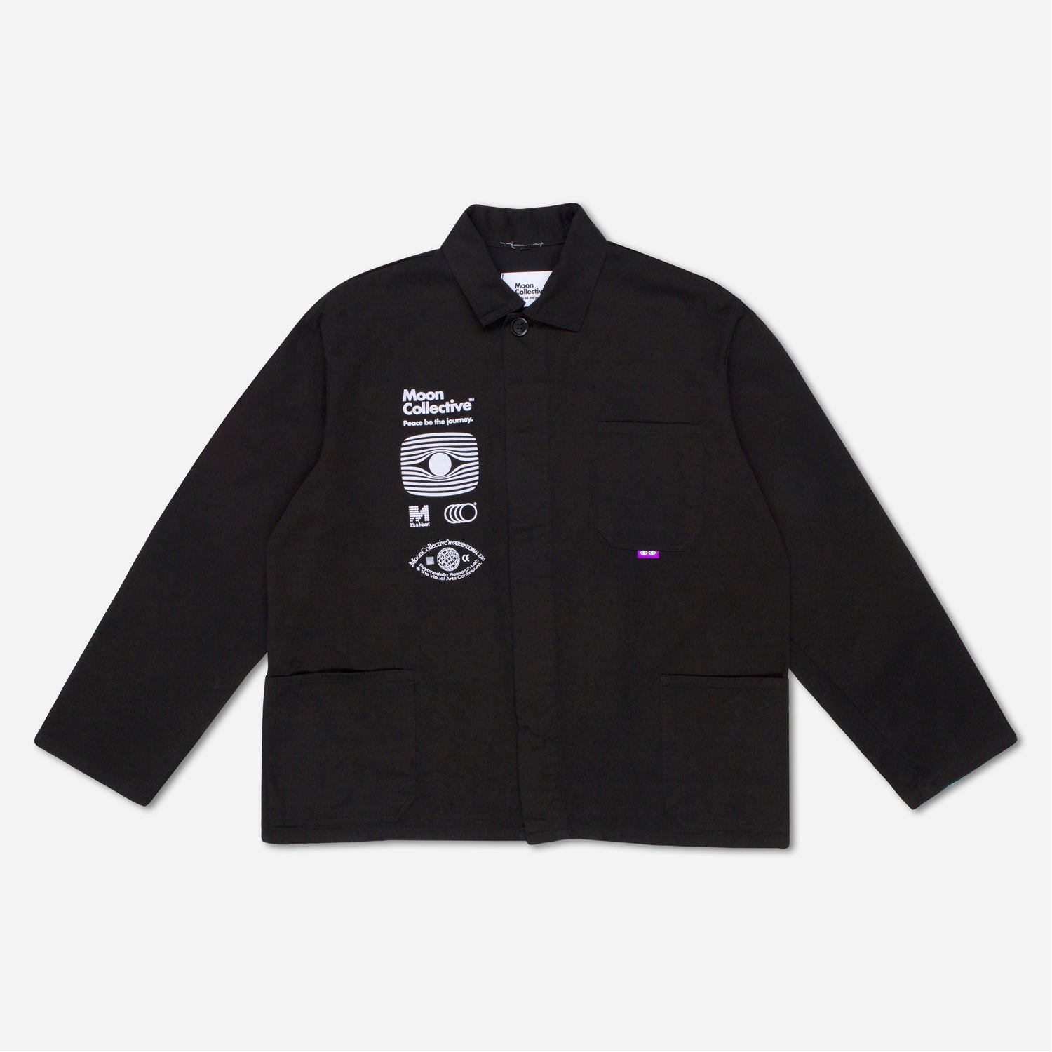 Black Chore Jacket 1B - S