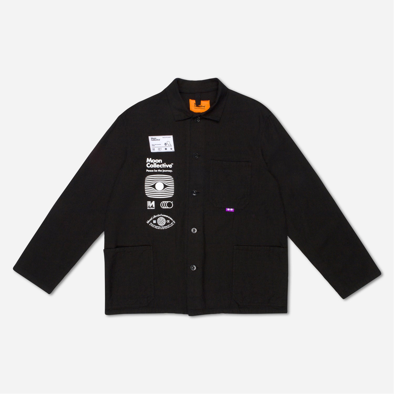 Black Chore Jacket 6B - S