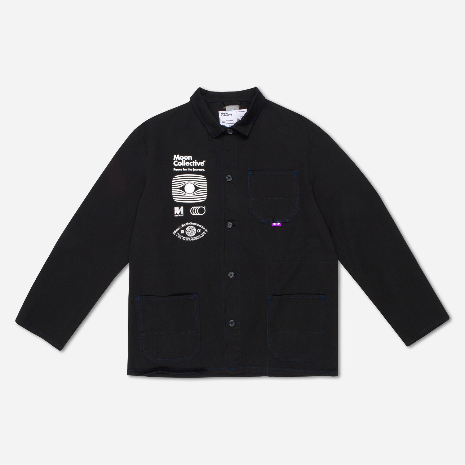 Black Chore Jacket 7B - S