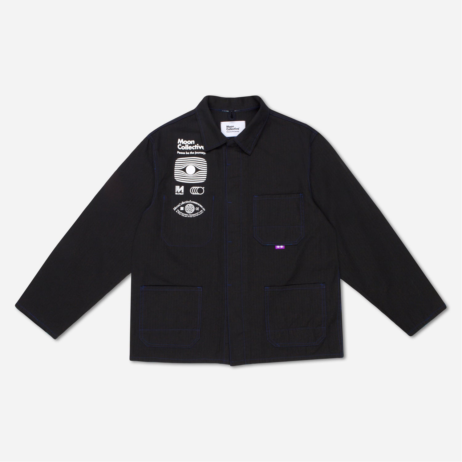 Black Chore Jacket 9B - S/M