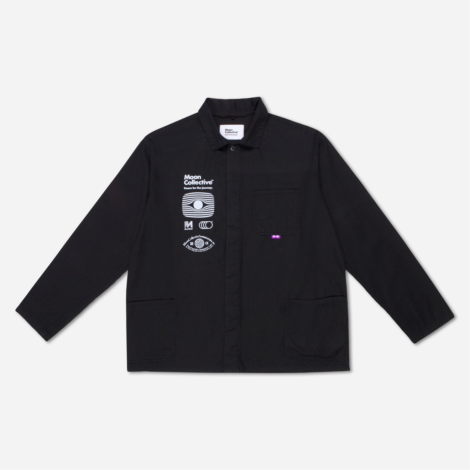 Black Chore Jacket 18B - M