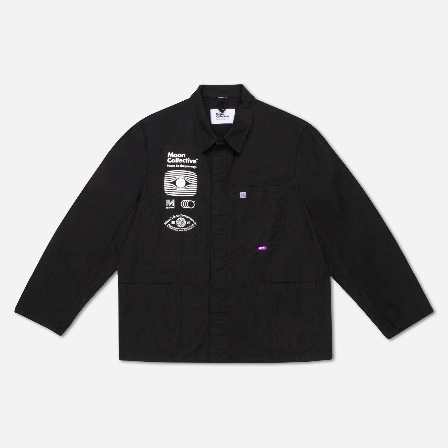 Black Chore Jacket 23B - XS