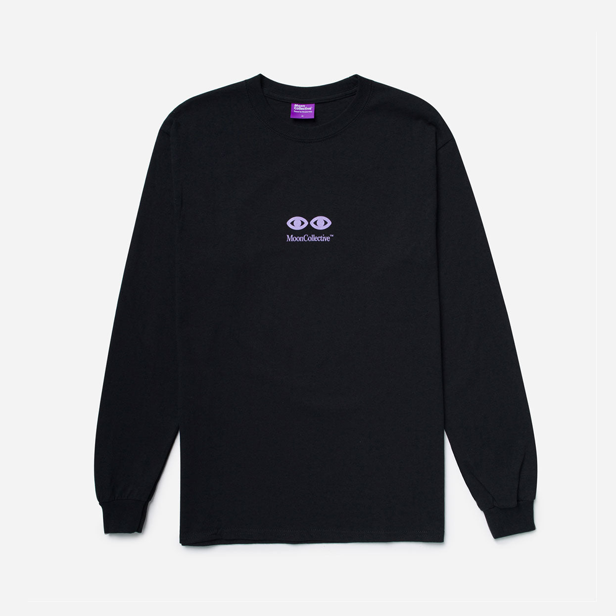 Logo + Cat Long Sleeve - Black