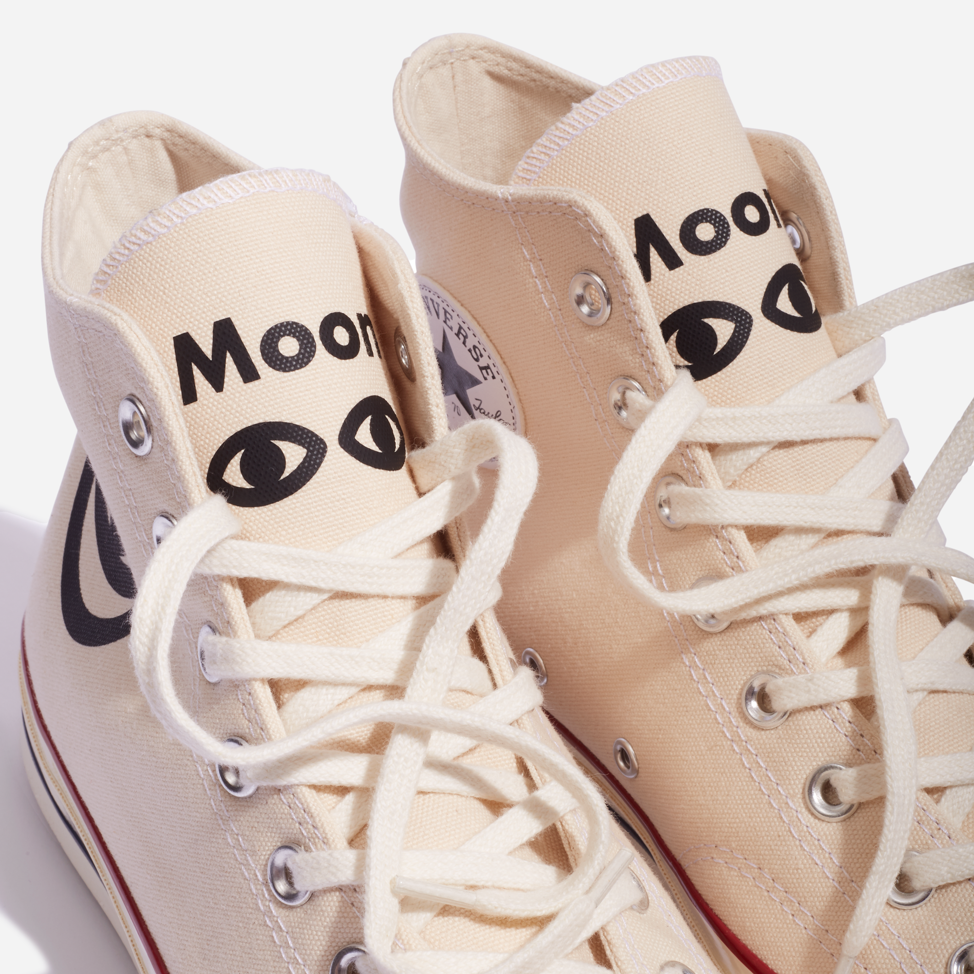 Moon Converse High White