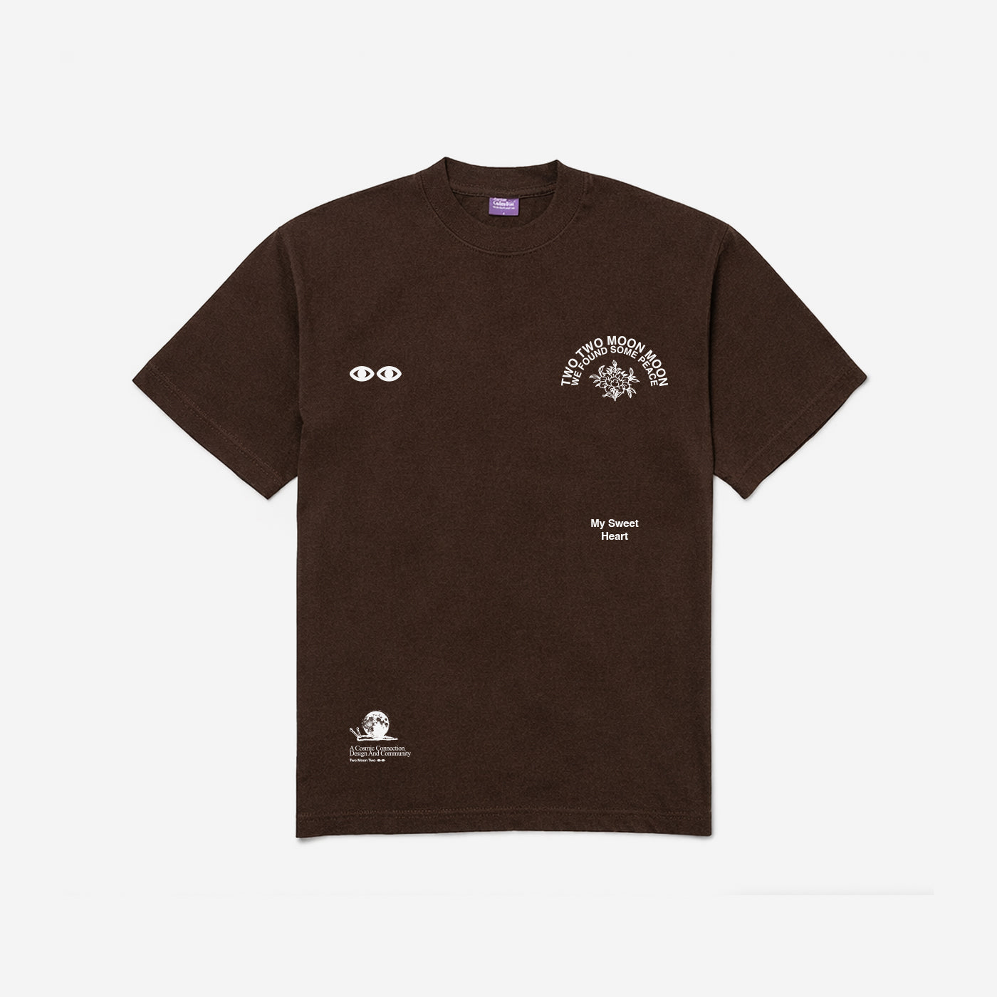 Two Two x Moon Collective Brown Tee