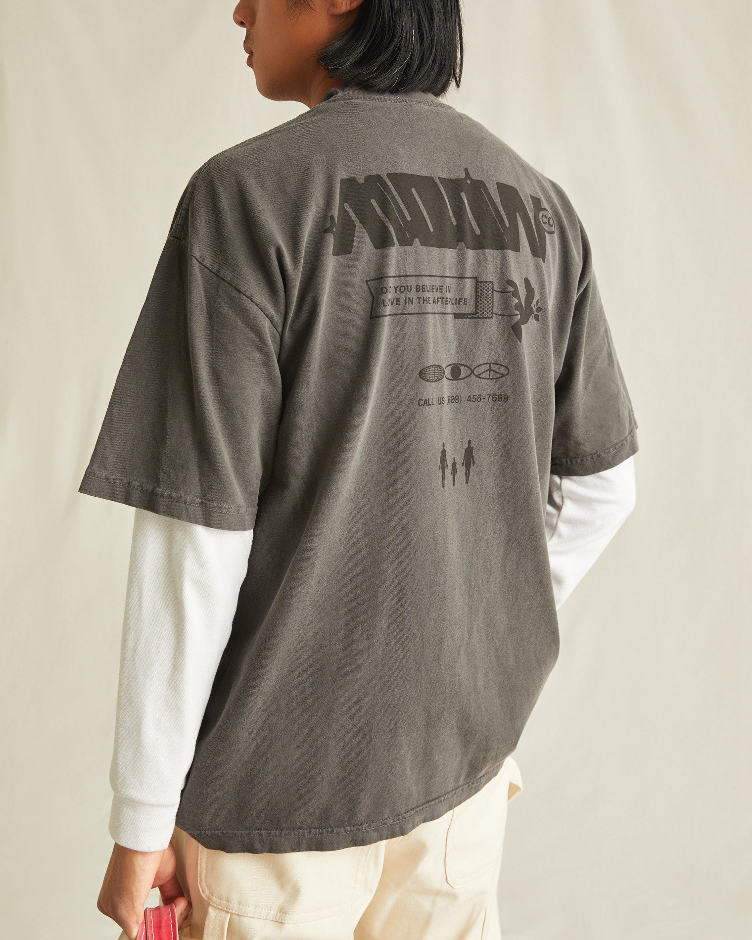 Afterlife Tee Faded Black
