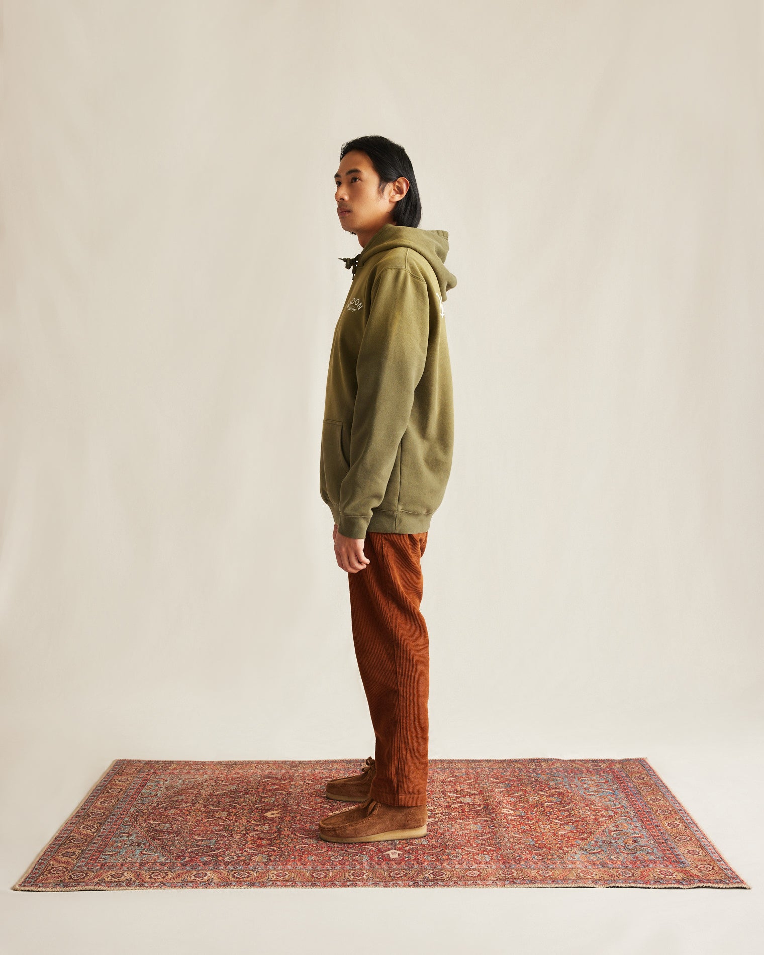 Art Dept Hoodie Faded Green