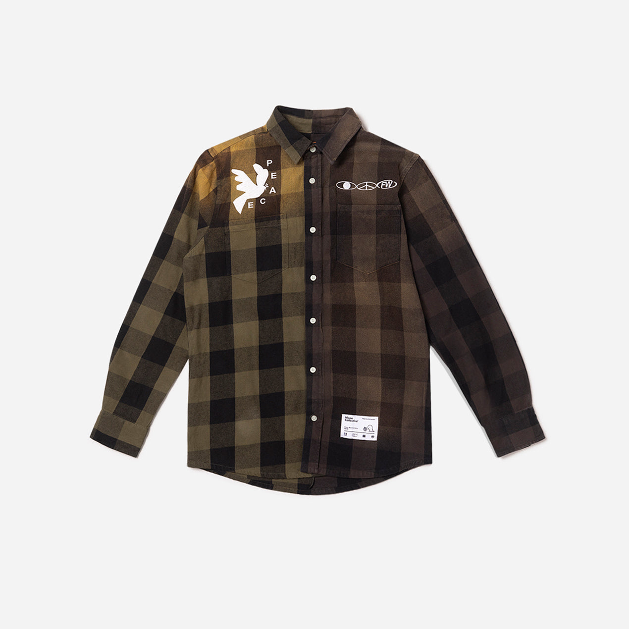 Split Flannel Shirt 03