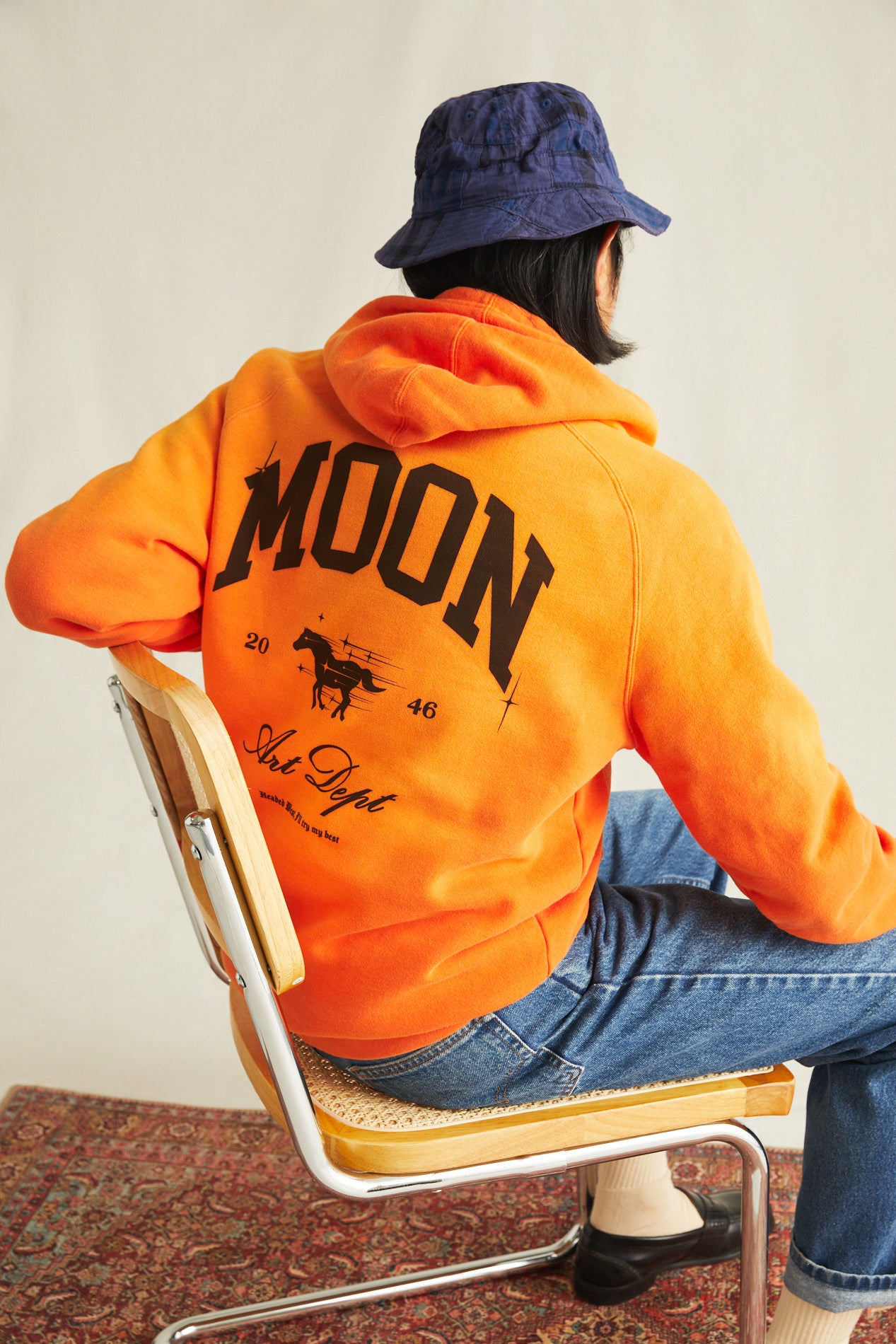 Moon High Hoodie Faded Orange