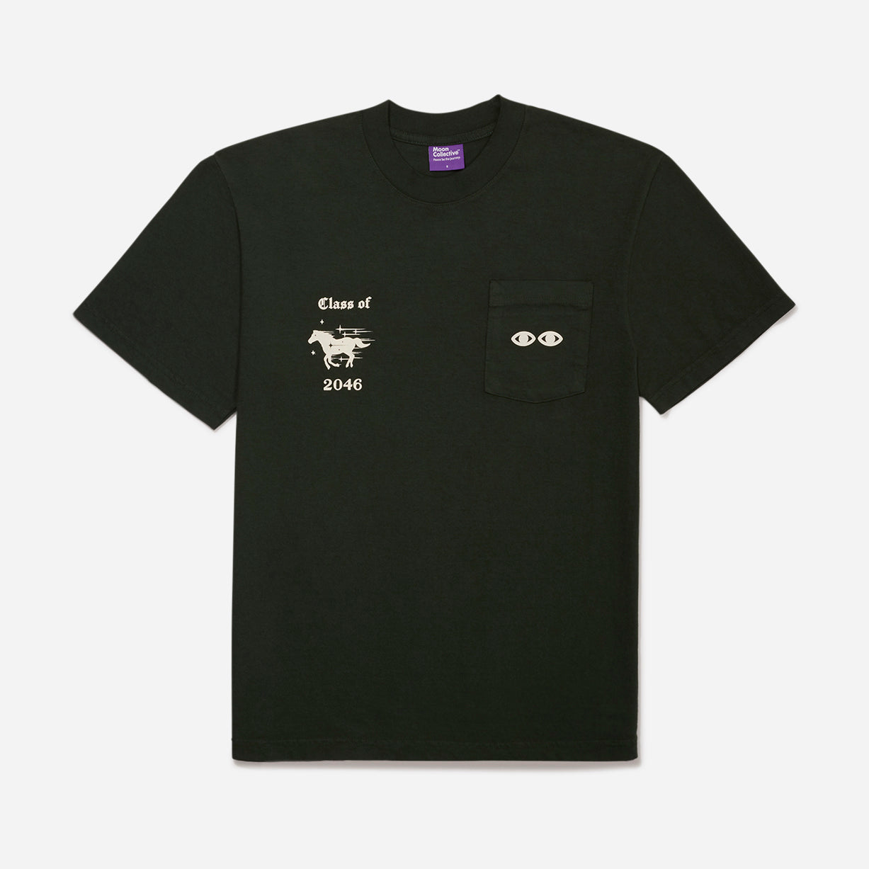 Moon High Pocket Tee Green