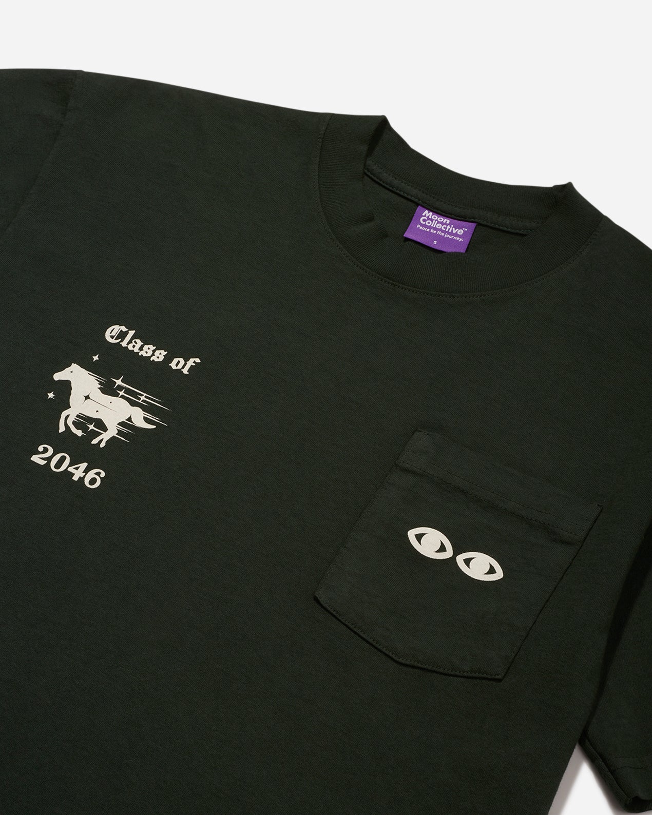 Moon High Pocket Tee Green